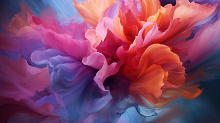 Fototapeta premium Enigmatic Dreamscape: Captivating Generative AI Artwork with Vibrant Colors and Misty Background - Unlock the Power of Generative AI, Generative AI Art, generative KI