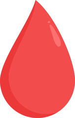 Fototapeta premium Cute blood drop