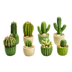 cactus in pot  AI generative