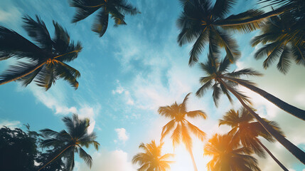 palm trees background