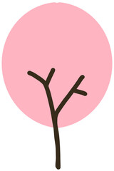 Tree, flower icon