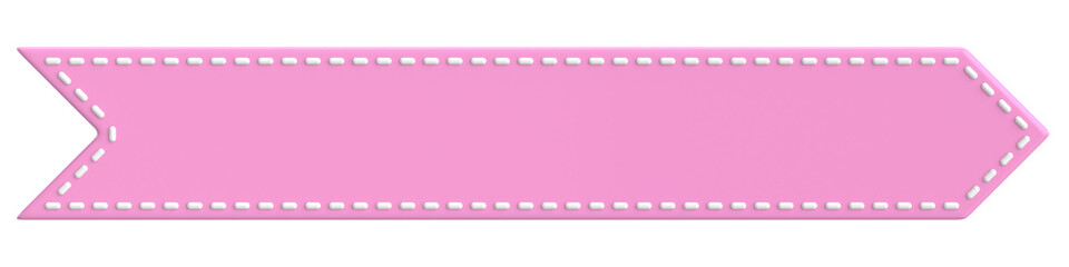 Title label. Header label. 3D illustration.