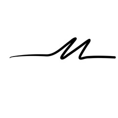 Hand Drawn Zigzag Line