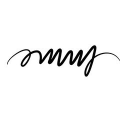 Hand Drawn Zigzag Line