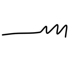 Hand Drawn Zigzag Line