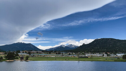 Scenic beauty of Rock mountain national park in Colorado