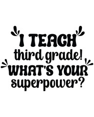 I teach third grade! What's your superpower eps