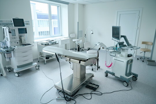 Cabinet interior for gynecological examination in the hospital