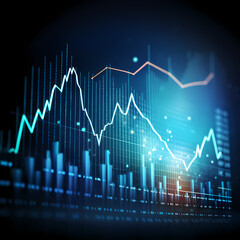 Stock Market Business Chart / Graph.
Generative AI