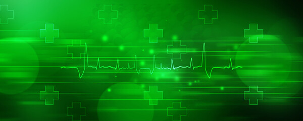 2D illustration medical structure background