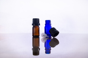 detalle vidrio, botella contenedor