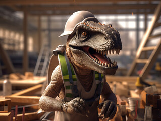 Megalosaurus Construction Worker