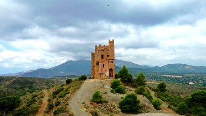 Fototapeta na wymiar Castillo de la Mopta , Alhaurín el Grande