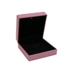 red jewelry box on white