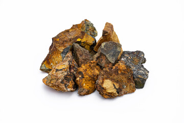 Rostige Gesteinsproben