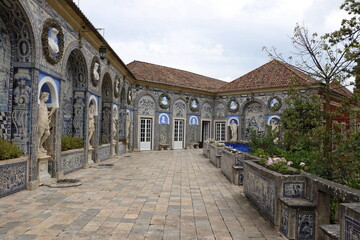 Fototapeta na wymiar Palais des Marquis de Fronteira, à Lisbonne