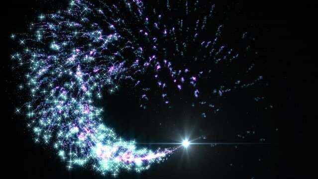 Fairy Stars in a 3D animation
