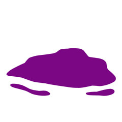 Puddle liquid illustration