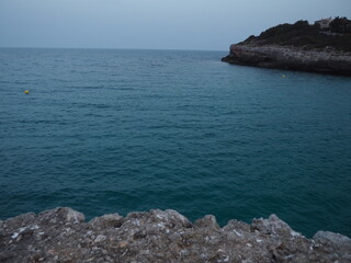 Meeresküste auf der spanischen Insel Mallorca