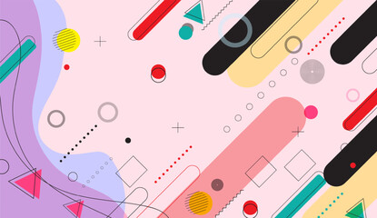 Covers with minimal abstract design. Beautiful geometric background for your design. Cool Design for Banners, Placards, Posters, Flyers