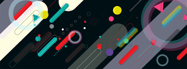 Covers with minimal abstract design. Beautiful geometric background for your design. Cool Design for Banners, Placards, Posters, Flyers