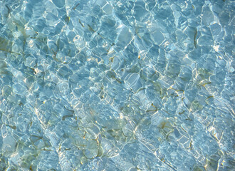 A Close-Up Shot of Water Surface Texture