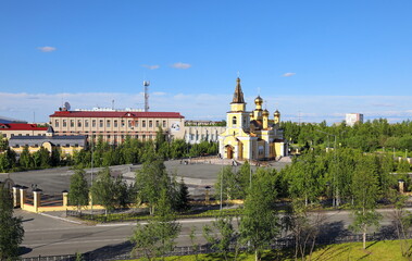 Russian Orthodox Church in the city of Nadym in the Yamalo-Nenets District of Russia