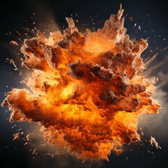 BOMB｜爆発テクスチャ｜Texture｜Generative AI