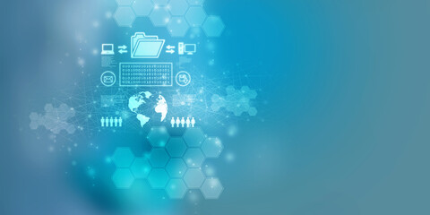 Digital Abstract technology background,2d illustration