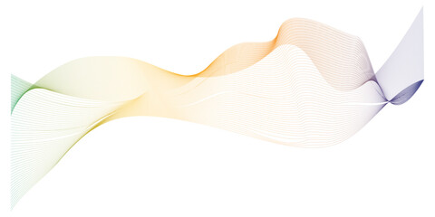 Abstract waves blue and yellow gradient shades, Abstract background with smoke