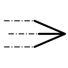 flying paper plane icon