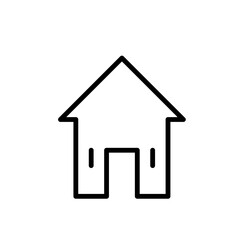 home icon, home page icon, house icon button