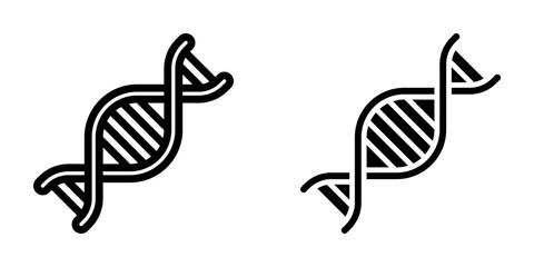 DNA icon. sign for mobile concept and web design. vector illustration