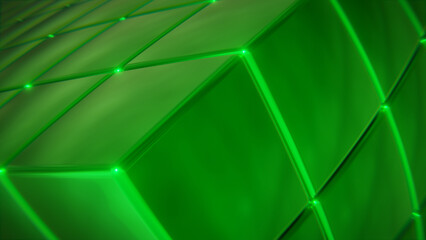 green background CUBE ABSTRACT BACKGROUND