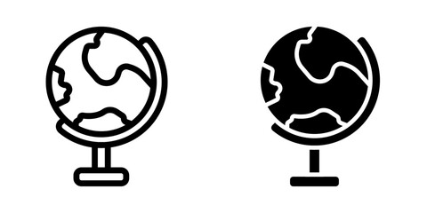 Globe icon. sign for mobile concept and web design. vector illustration