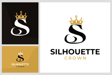Fototapeta na wymiar King Queen Crown for Premium Company