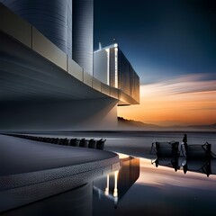 Obraz premium stairs in the city