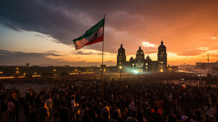 Mexican flag Independence day