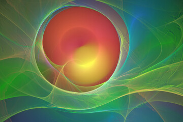 Abstract fractal background