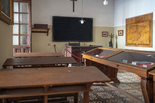 Poet Antonio Machado Classroom at Baeza Old University - Baeza, Jaen, Spain