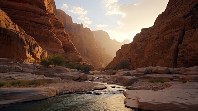 amazing photo of Wadi Dana Jordan highly detailed