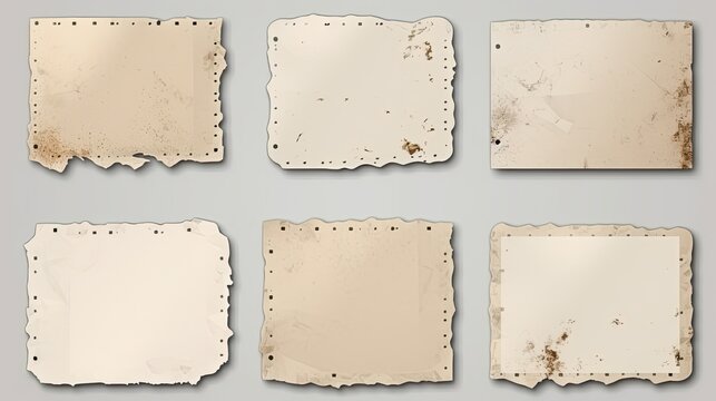 collection of blank old sticker label price tag template collection of old paper