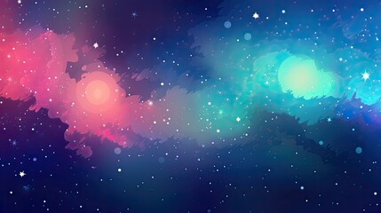 galaxy vector illustration wallpaper background