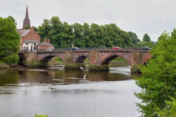 bridge over the river in the city
