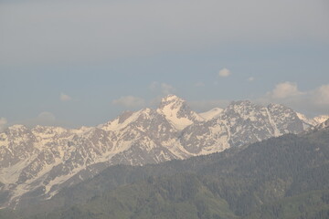 view of the mountains