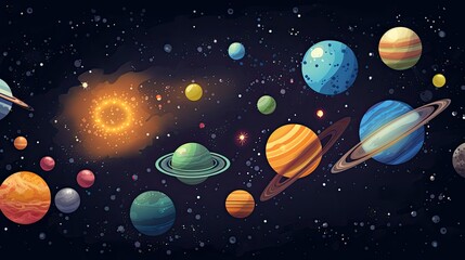 space vector illustration