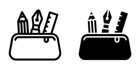 Pencil Case icon. sign for mobile concept and web design. vector illustration