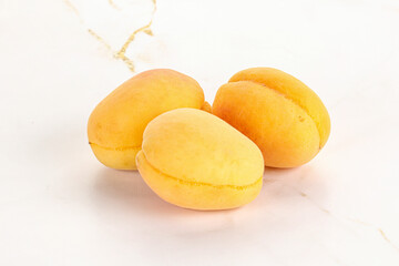 Ripe sweet juicy apricot heap