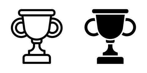 Trophy icon. sign for mobile concept and web design. vector illustration