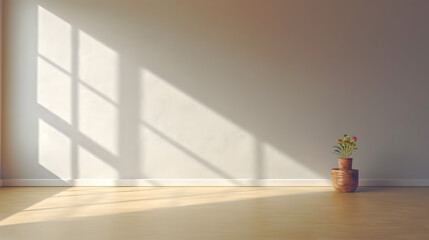 Fototapeta premium Undecorated Wall, made with generative AI